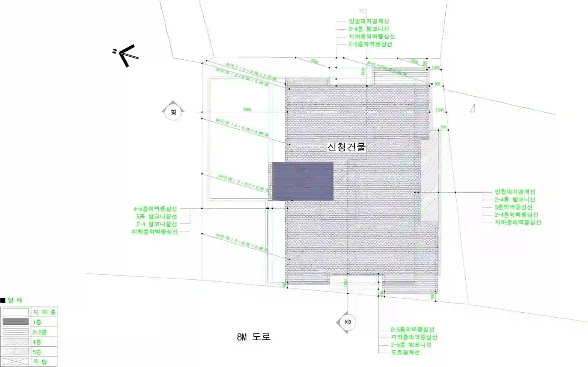 성북동 131-129 배치도 이미지